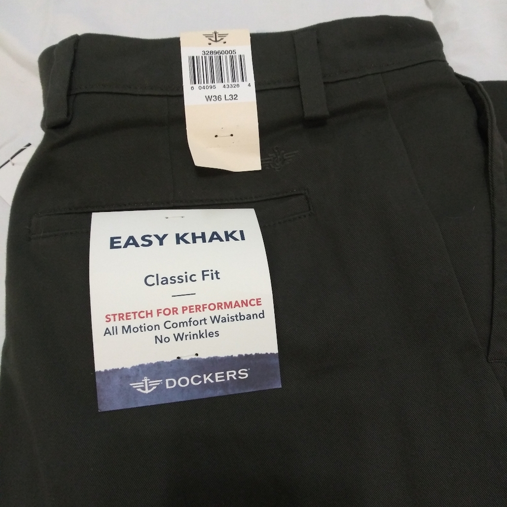 Dockers Mens Army Green Khaki
